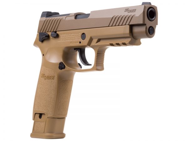 SIG SAUER M17 P320 ASP, CO2 PELLET PISTOL, TAN - Air Gun Hub India